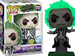 Standard Pop!>Beetlejuice - on Tombstone Glow in the Dark Pop! Plus Vinyl Figure