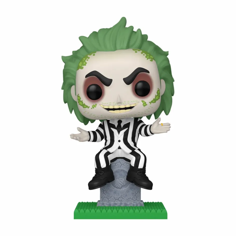 Standard Pop!>Beetlejuice - on Tombstone Glow in the Dark Pop! Plus Vinyl Figure