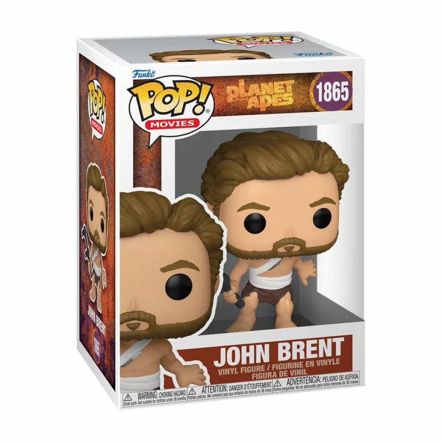 Standard Pop!>Planet of the Apes Beneath the - John Brent Pop! Vinyl Figure