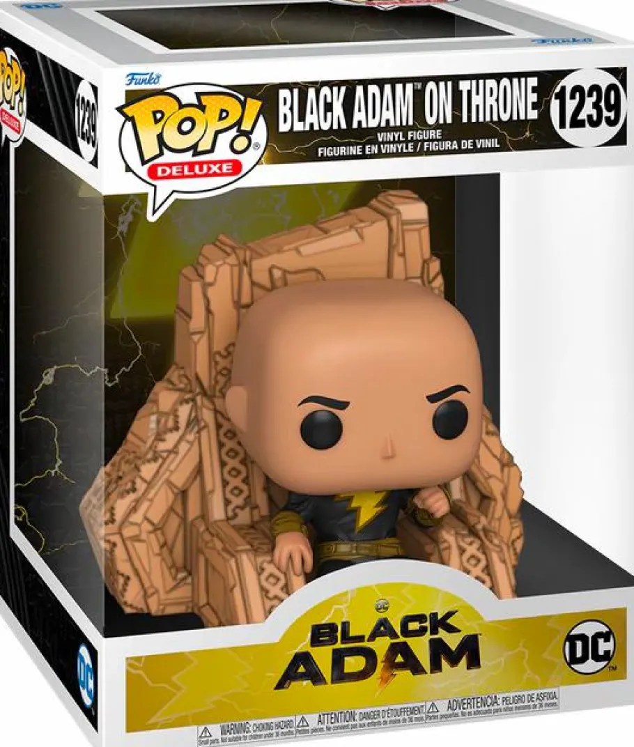 Pop! Deluxe>Black Adam (2022) - on Throne Deluxe Pop! Vinyl Figure