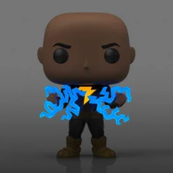 Pop! Chases, Vault, Limited Editions, Ppp Items>Black Adam (2022) - with Lightning Pop! Vinyl Figure in Acrylic Pop! Protector (Chase Variant)