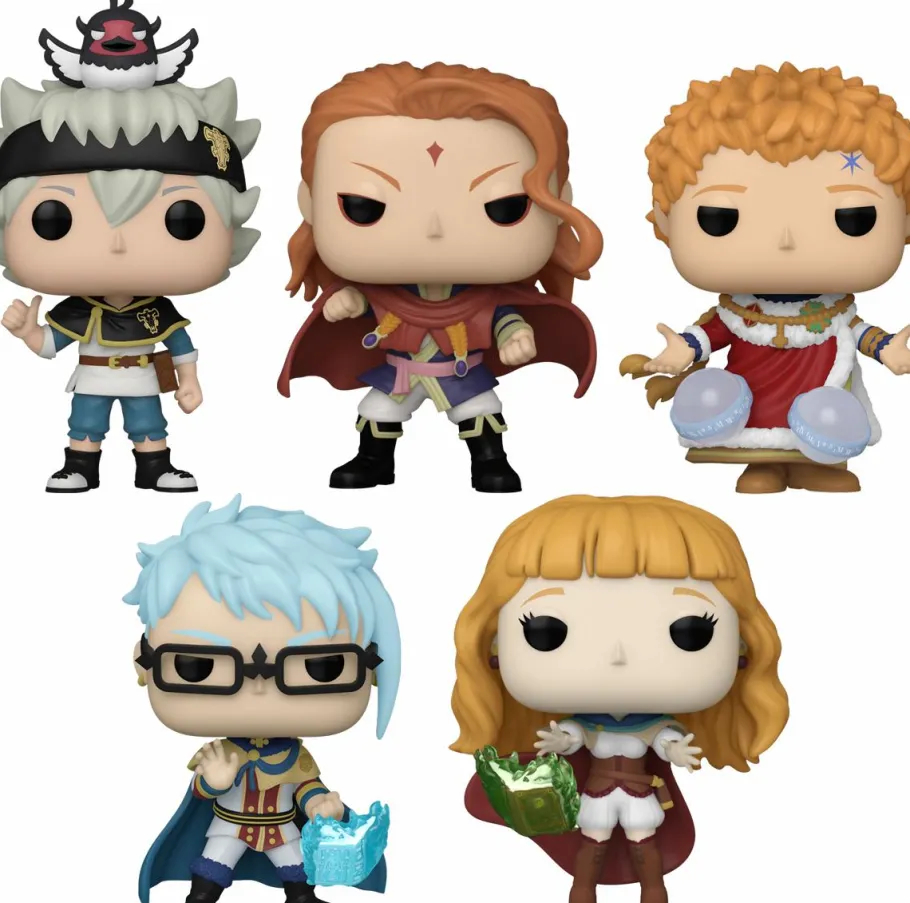 Pop! Bundles>Black Clover - Magic Knights of Clover Kingdom Pop! Vinyl Bundle (Set of 5)