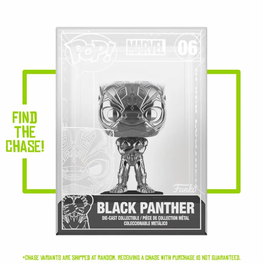 Die-Cast Figures>Black Panther (2009) - & Thor Diecast Metal Pop! Vinyl Figure Bundle (Funko / Popcultcha Exclusive) (Set of 2)
