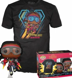 Pop! & Tee Sets>Black Panther 2: Wakanda Forever - Ironheart MK1 Glow-in-the-Dark Pop! Vinyl Figure & T-Shirt Box Set