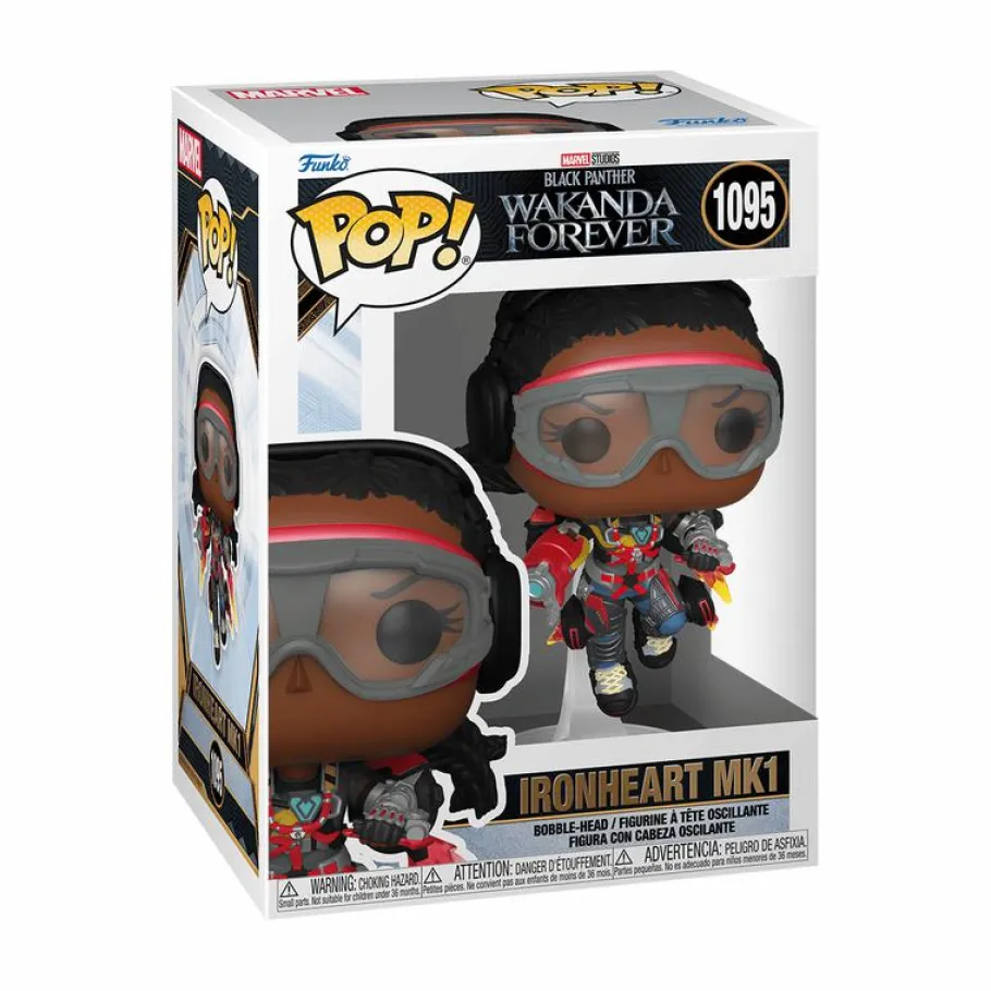 Pop! & Tee Sets>Black Panther 2: Wakanda Forever - Ironheart MK1 Glow-in-the-Dark Pop! Vinyl Figure & T-Shirt Box Set