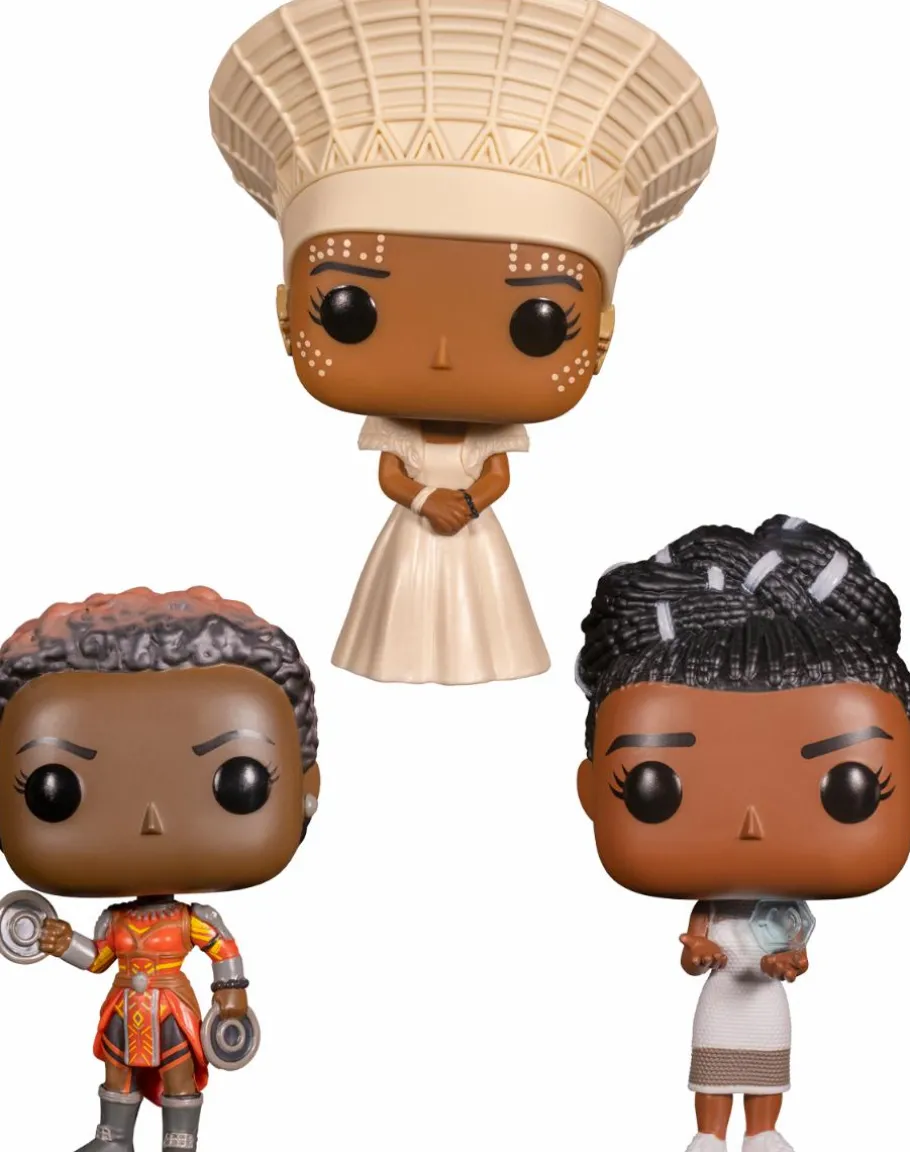 Pop! Bundles>Black Panther : Legacy - Nakia, Shuri & Ramonda Pop! Vinyl Bundle (Set of 3)