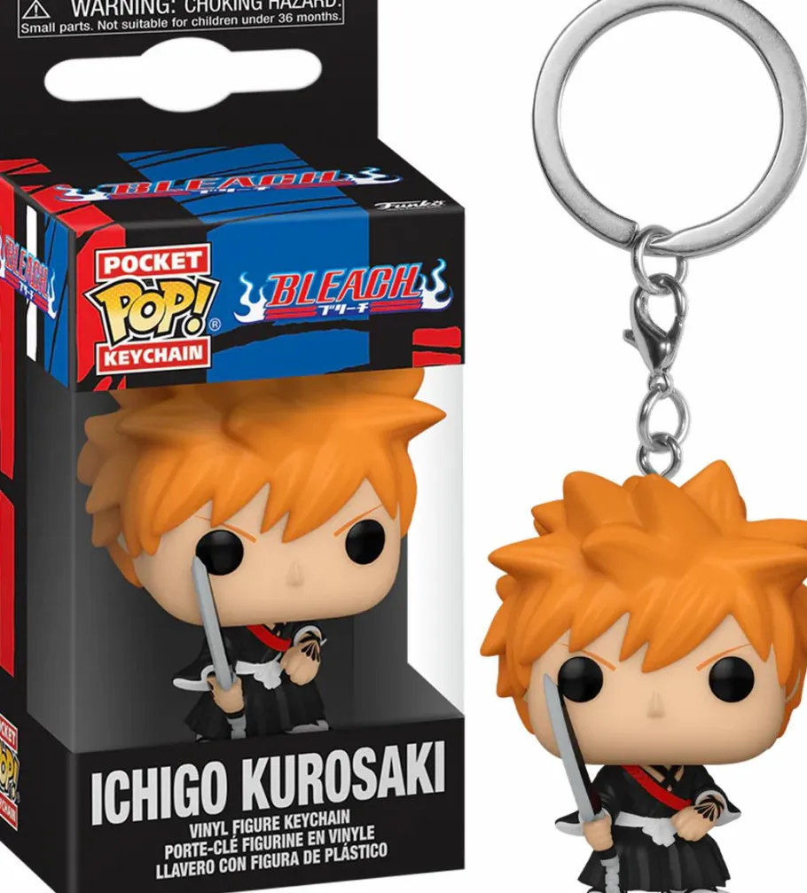 Pop! Keychains>Bleach - Ichigo Kurosaki Pocket Pop! Keychain