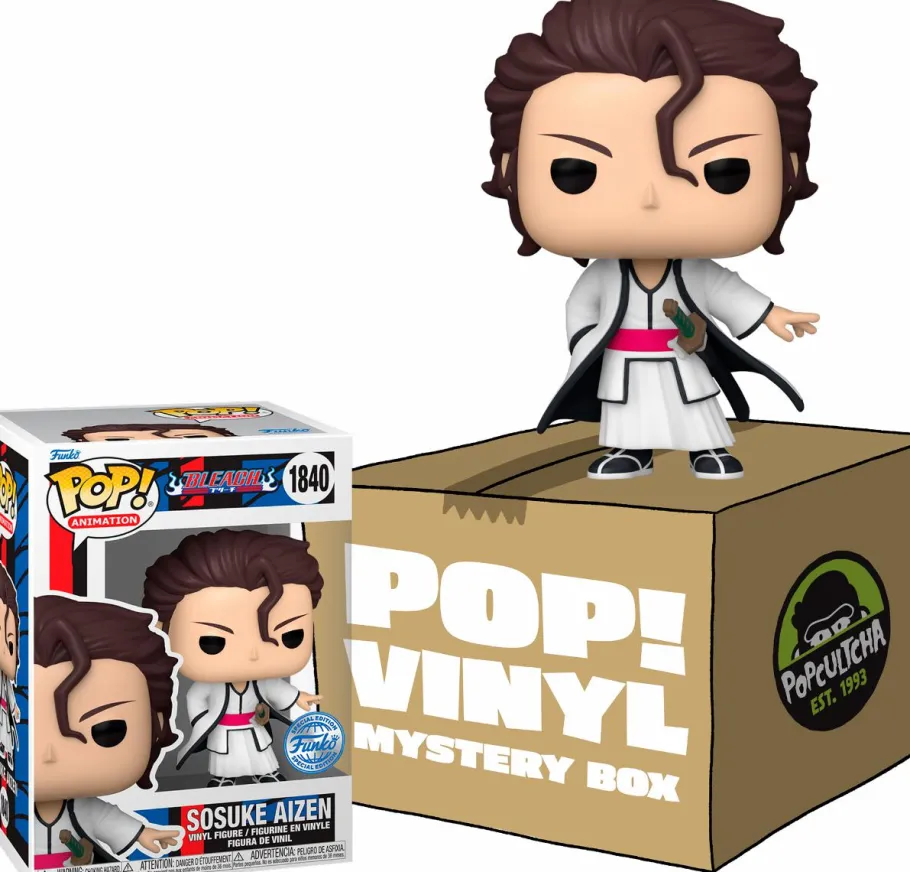 Collector & Mystery Boxes>Bleach - Sosuke Aizen Mystery Box (Includes Aizen & 3 Exclusive Pop! Vinyl Figures)
