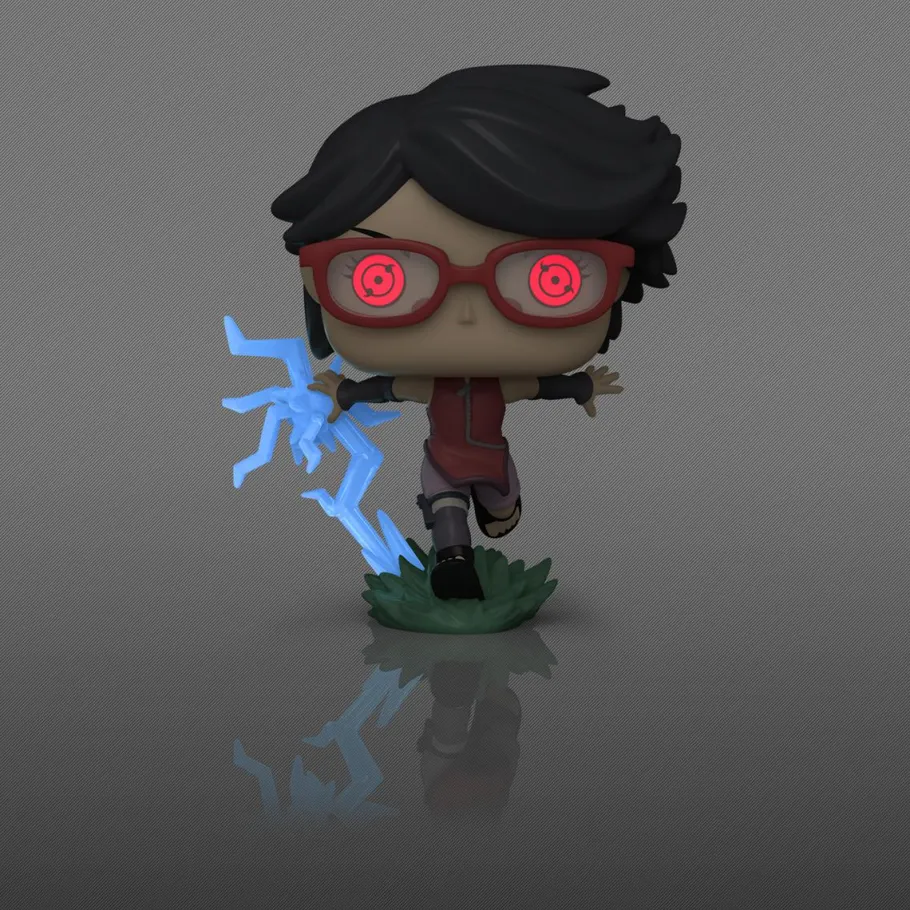Standard Pop!>Naruto Boruto: Next Generations - Sarada with Sharingan Glow-in-the-Dark Pop! Vinyl Figure