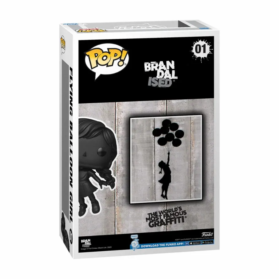 Pop! Covers>Banksy Brandalised - Flying Balloon Girl by Pop! Art Cover Vinyl Figure