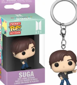 Pop! Keychains>BTS - Suga Dynamite Pocket Pop! Vinyl Keychain