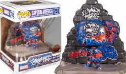 Pop! Deluxe>Captain America - Graffiti Deco Deluxe Pop! Vinyl Figure