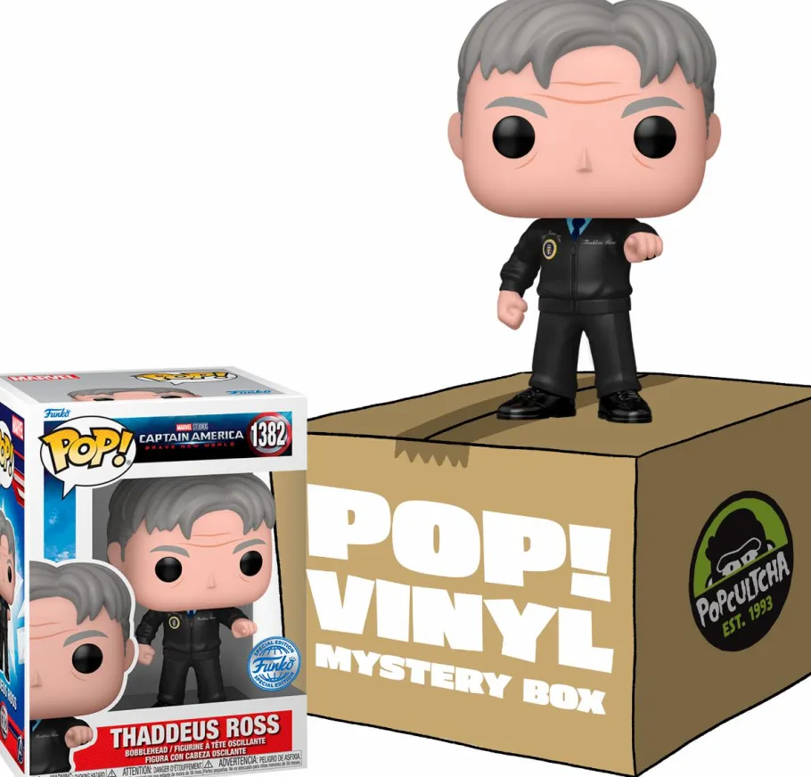 Collector & Mystery Boxes>Captain America : Brave New World - Thaddeus Ross Mystery Box (Includes Thaddeus Ross & 3 Exclusive Pop! Vinyl Figures)