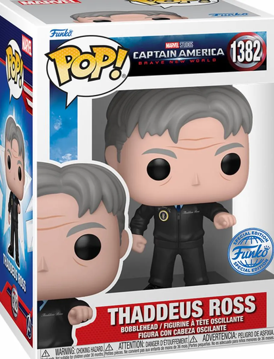 Collector & Mystery Boxes>Captain America : Brave New World - Thaddeus Ross Mystery Box (Includes Thaddeus Ross & 3 Exclusive Pop! Vinyl Figures)