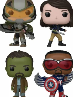 Pop! Bundles>Captain America : Brave New World - A Weapon in Control Pop! Vinyl Bundle (Set of 4)