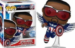 Standard Pop!>Captain America : Brave New World - (Sam Wilson) Flying Pop! Vinyl Figure (Popcultcha Exclusive)