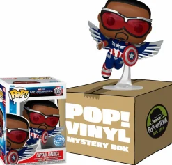 Collector & Mystery Boxes>Captain America : Brave New World - Mystery Box (Includes Sam Wilson & 3 Exclusive Pop! Vinyl Figures)