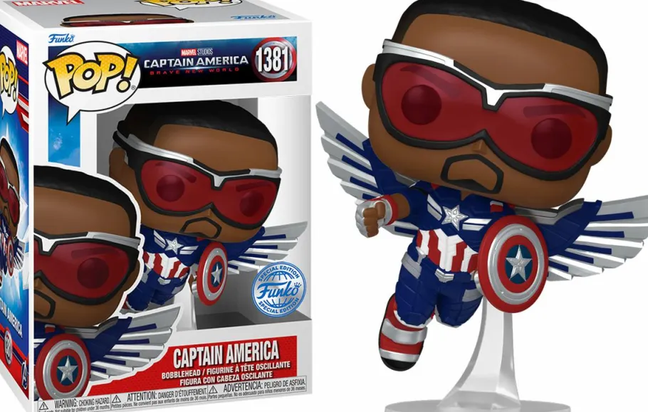 Collector & Mystery Boxes>Captain America : Brave New World - Mystery Box (Includes Sam Wilson & 3 Exclusive Pop! Vinyl Figures)