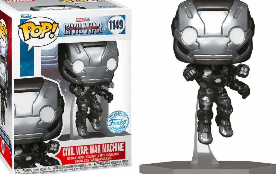 Standard Pop!>Captain America : Civil War - War Machine Build-A-Scene Pop! Vinyl Figure
