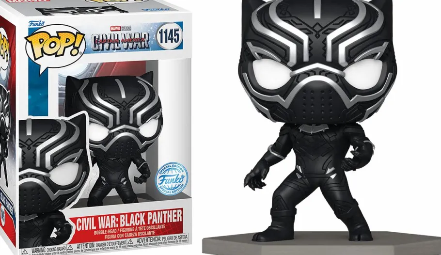 Standard Pop!>Captain America: Civil War - Black Panther Build-A-Scene Pop! Vinyl Figure