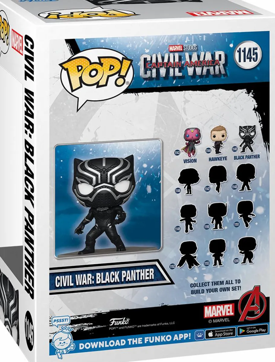 Standard Pop!>Captain America: Civil War - Black Panther Build-A-Scene Pop! Vinyl Figure