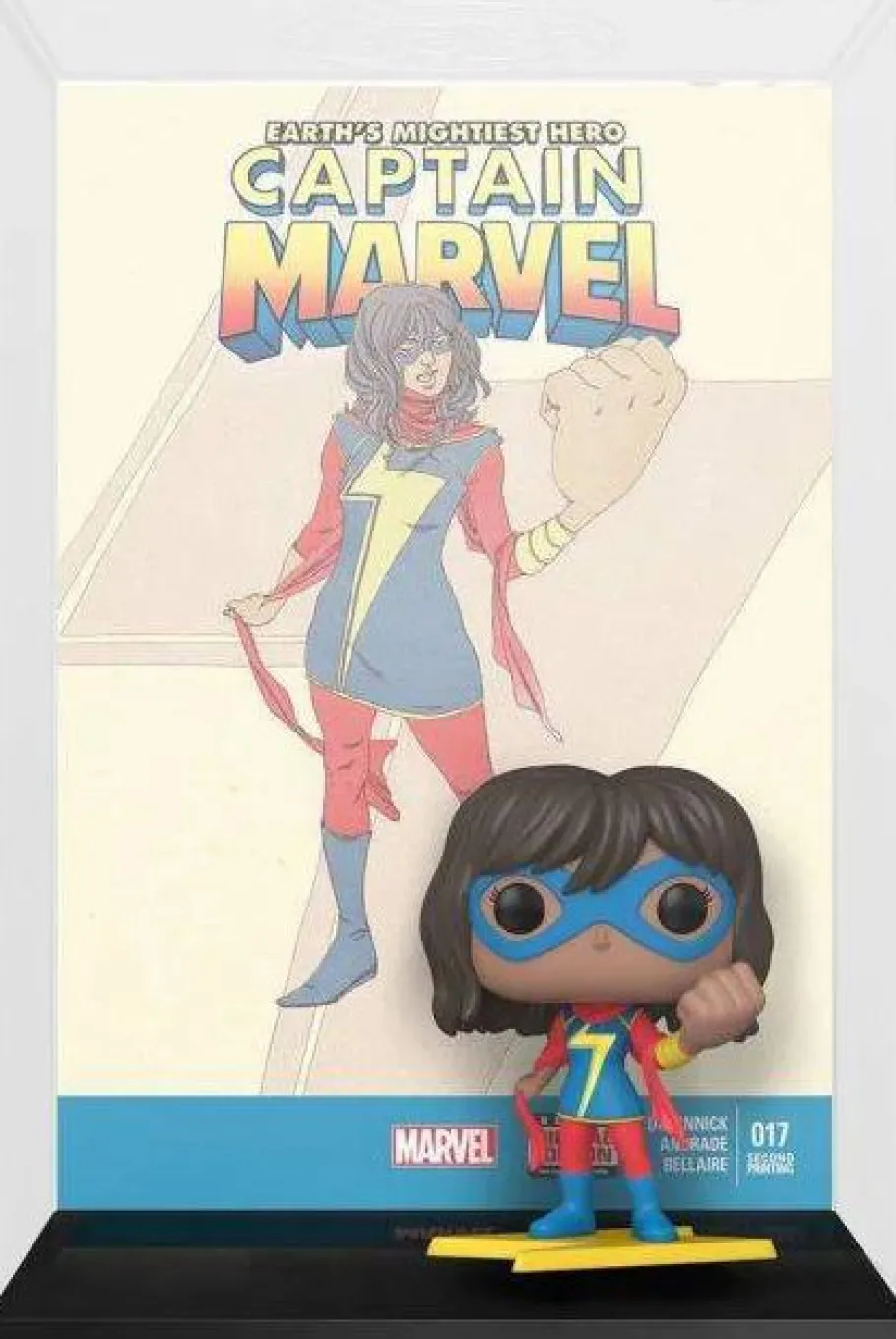 Pop! Covers>Captain Marvel - Kamala Khan Pop! Comic Covers Vinyl Figure