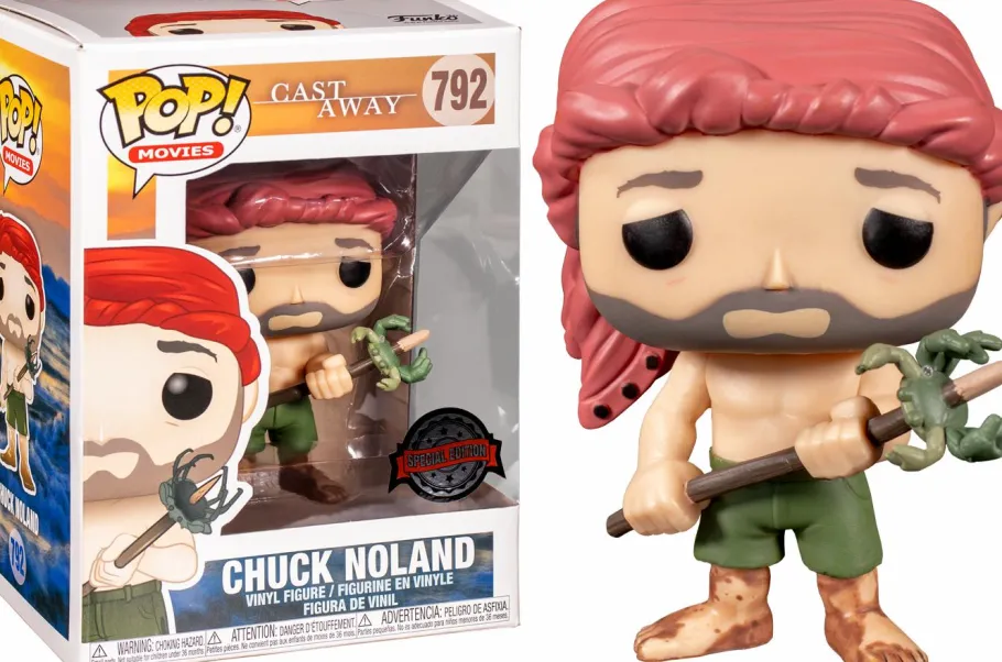Standard Pop!>Cast Away - Chuck Noland with Spear Crab Pop! Vinyl Figure