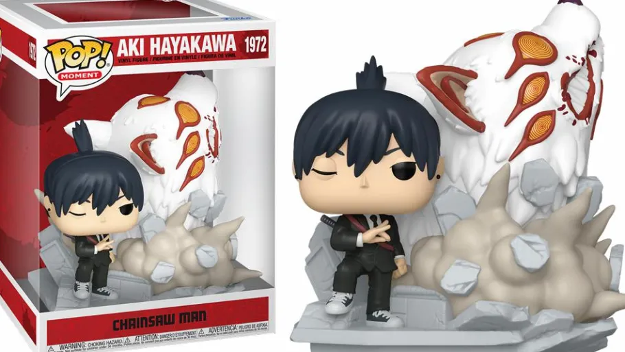 Pop! Deluxe>Chainsaw Man - Aki Hayakawa with Fox Devil Pop! Moment Vinyl Figure