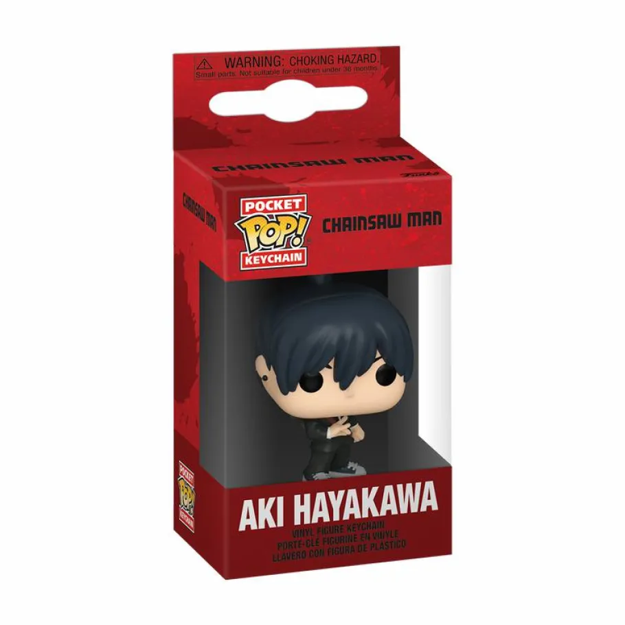 Pop! Keychains>Chainsaw Man - Aki Hayakawa Pocket Pop! Keychain