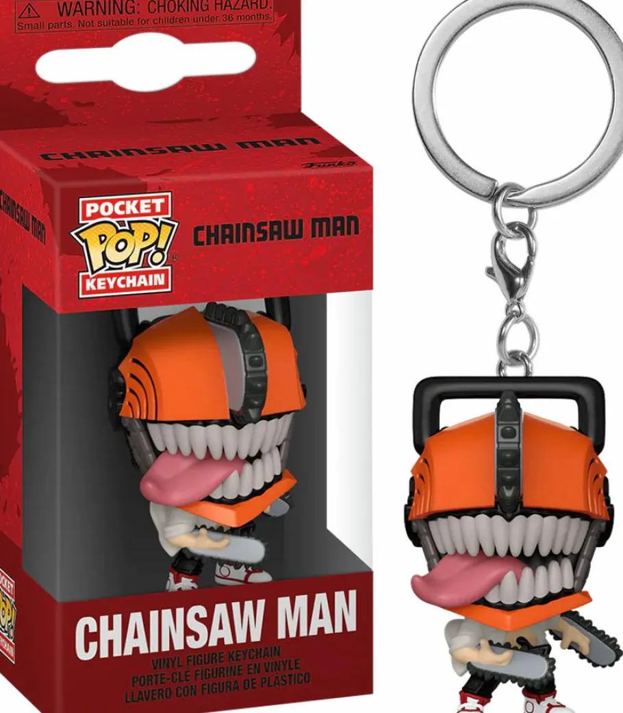 Pop! Keychains>Chainsaw Man - Pocket Pop! Keychain