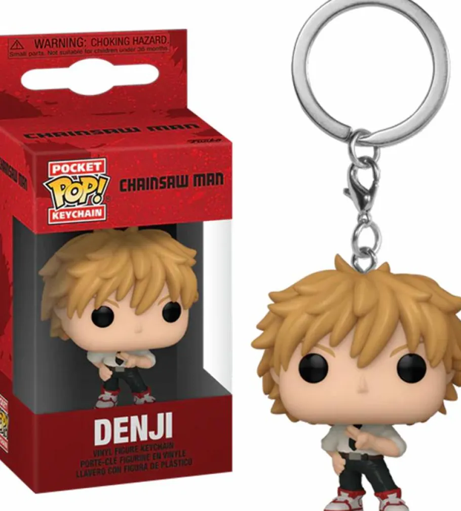 Pop! Keychains>Chainsaw Man - Denji Pocket Pop! Keychain