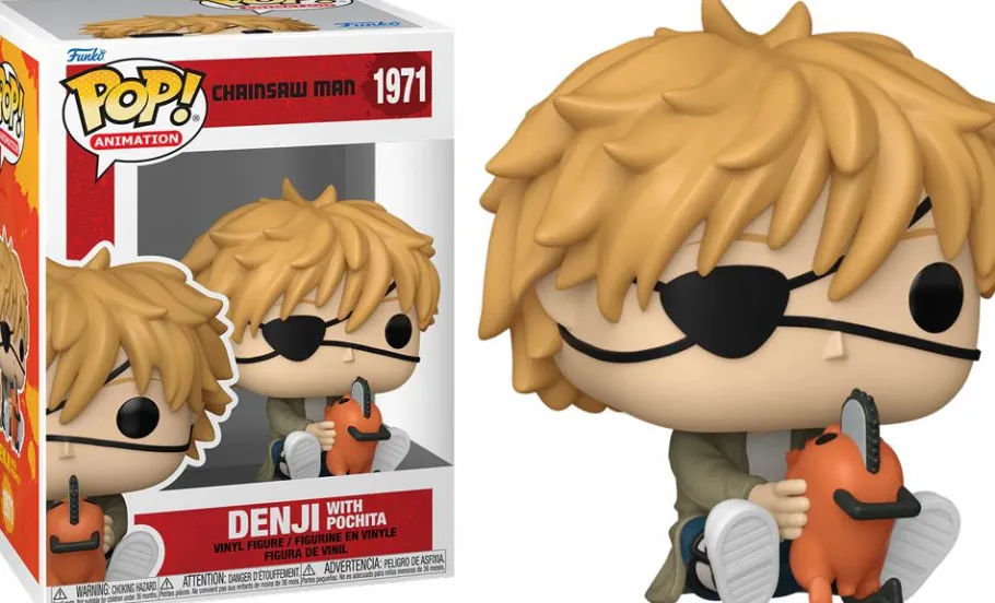 Standard Pop!>Chainsaw Man - Denji with Pochita Pop! Vinyl Figure
