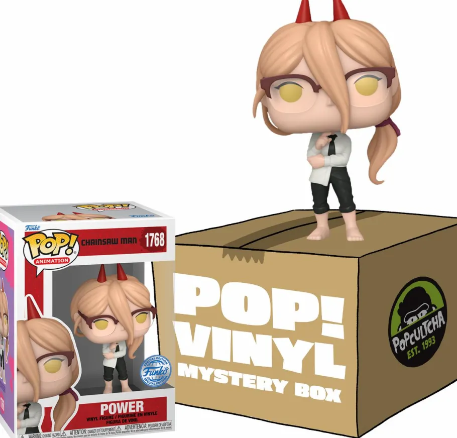 Collector & Mystery Boxes>Chainsaw Man - Power (Operation: Super-Smart) Mystery Box (Includes Power & 3 Exclusive Pop! Vinyl Figures)
