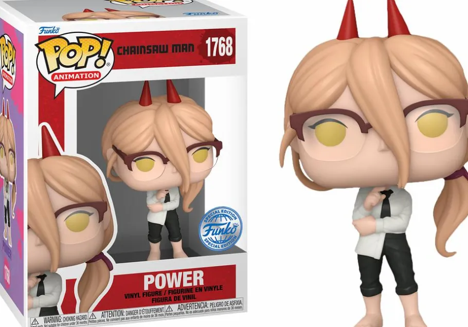 Collector & Mystery Boxes>Chainsaw Man - Power (Operation: Super-Smart) Mystery Box (Includes Power & 3 Exclusive Pop! Vinyl Figures)