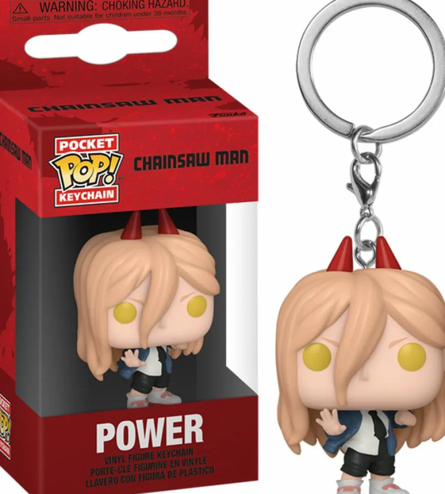 Pop! Keychains>Chainsaw Man - Power Pocket Pop! Keychain