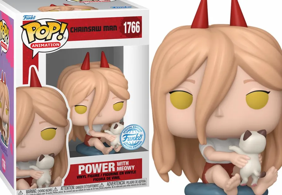 Standard Pop!>Chainsaw Man - Power with Meowy Pop! Vinyl Figure
