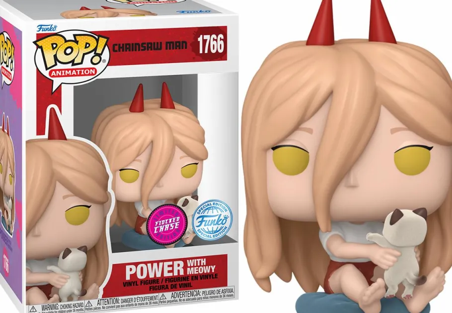 Standard Pop!>Chainsaw Man - Power with Meowy Pop! Vinyl Figure