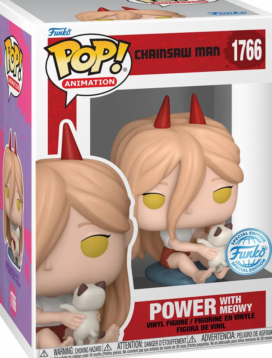 Standard Pop!>Chainsaw Man - Power with Meowy Pop! Vinyl Figure
