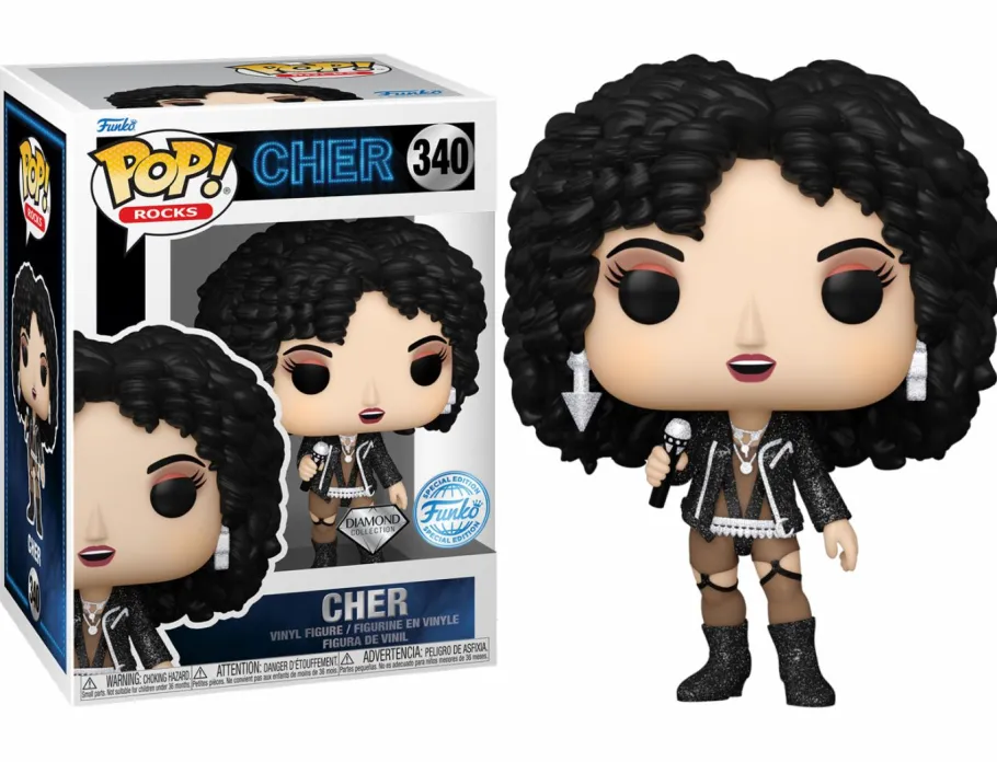 Standard Pop!>Cher - If I Could Turn Back Time Diamond Glitter Pop! Vinyl Figure