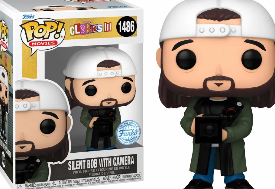 Standard Pop!>Clerks III - Silent Bob with Camera Pop! Vinyl Figure (Popcultcha Exclusive)