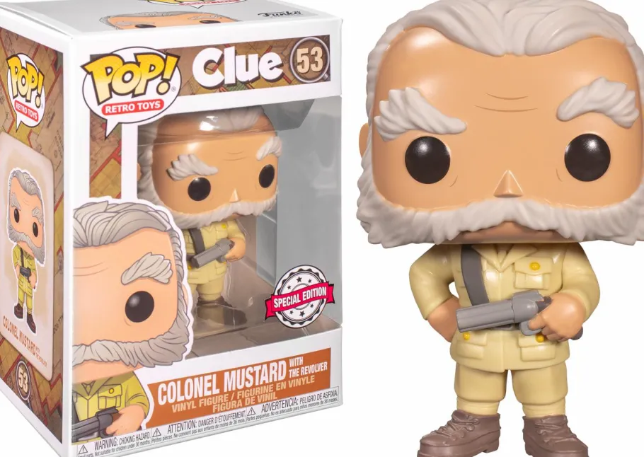 Standard Pop!>Cluedo Clue - Colonel Mustard with The Revolver Pop! Vinyl Figure