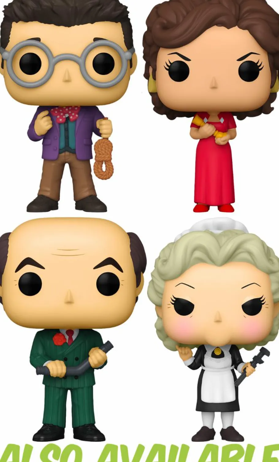 Standard Pop!>Cluedo Clue - Mrs. White Pop! Vinyl Figure