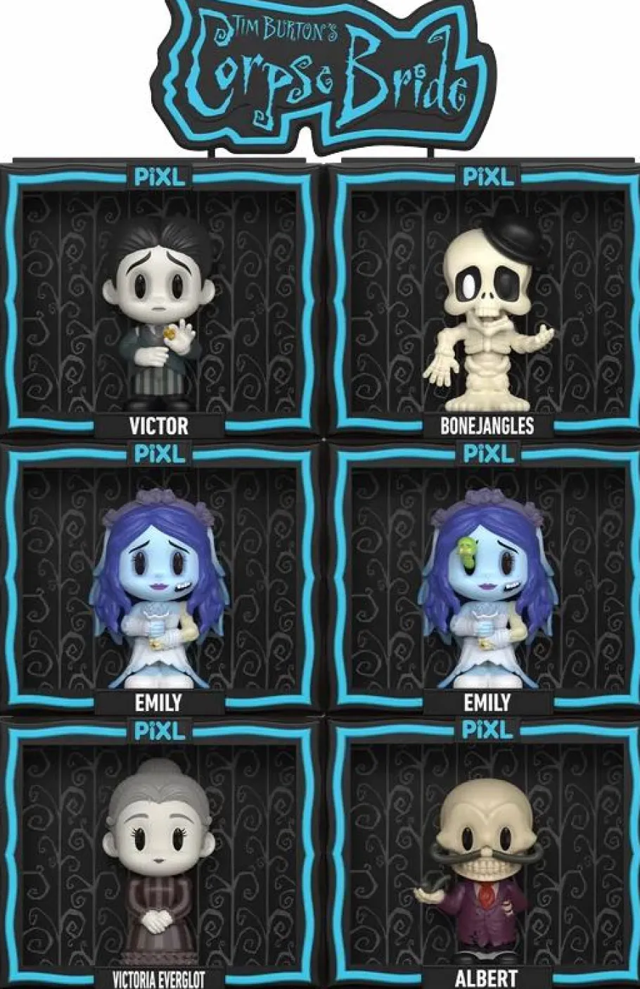 Blind Box>Corpse Bride - PIXL Vinyl Figure Mystery Box (Display of 6)