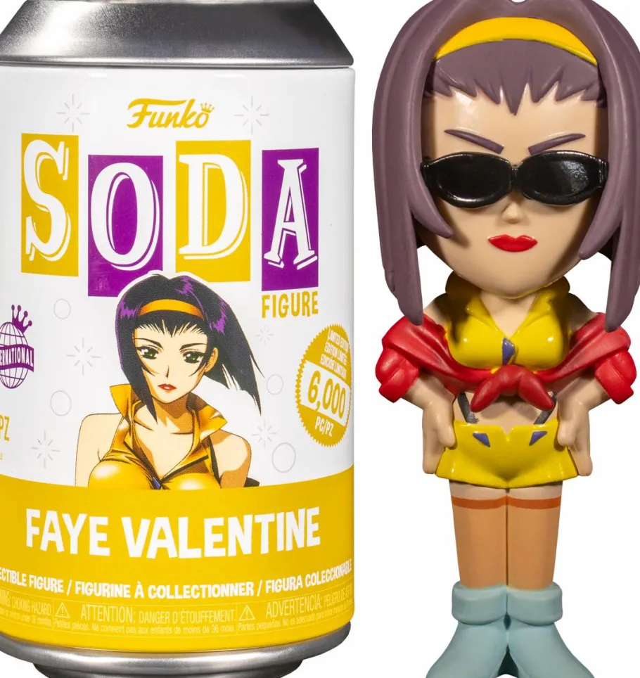 Designer Vinyl>Cowboy Bebop - Faye Vinyl SODA Figure in Collector Can (International Edition)