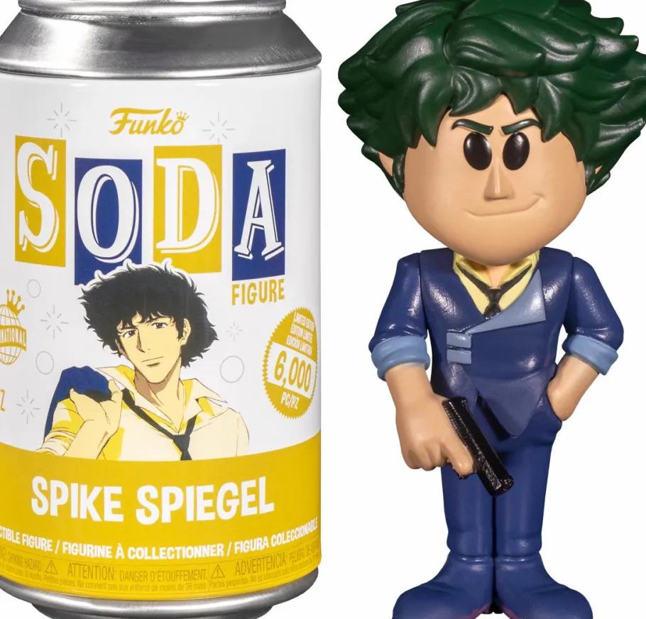 Designer Vinyl>Cowboy Bebop - Spike Spiegel Vinyl SODA Figure in Collector Can (International Edition)