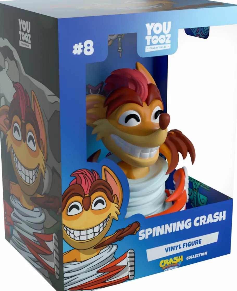 Designer Vinyl>Crash Bandicoot 4: It's About Time - Spinning Crash 4" Vinyl Figure