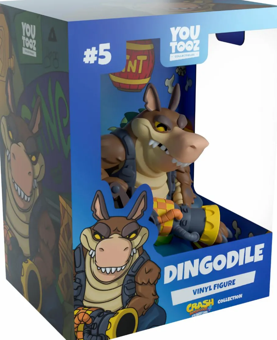 Designer Vinyl>Crash Bandicoot 4: It's About Time - Dingodile 3.5" Vinyl Figure