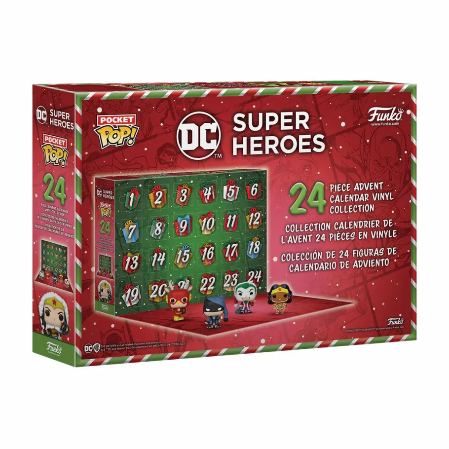 Designer Vinyl>DC Comics - 2023 Pocket Pop! Vinyl Advent Calendar