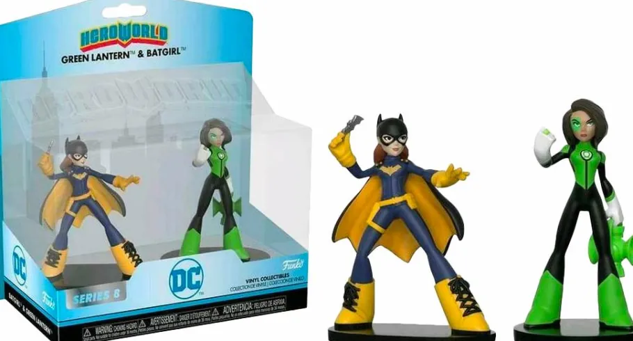 Designer Vinyl>DC Comics - Batgirl & Green Lantern Hero World Vinyl Figure 2-Pack