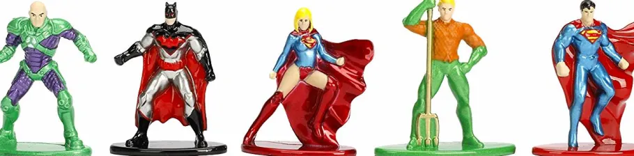 Die-Cast Figures>DC Comics - Rebirth & New 52 2.5” Nano Metalfigs Die-Cast Figure 5-Pack